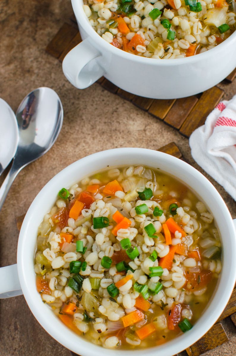 homemade healthy barley soup recipe. Perfect option to add whole grains into diet. Ready to enjoy in about 30 mins.
