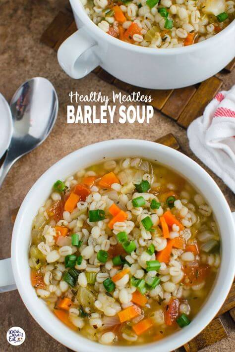 Delicious Healthy Barley Soup Recipe | Watch What U Eat