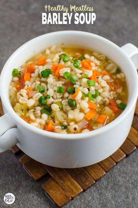 Delicious Healthy Barley Soup Recipe | Watch What U Eat