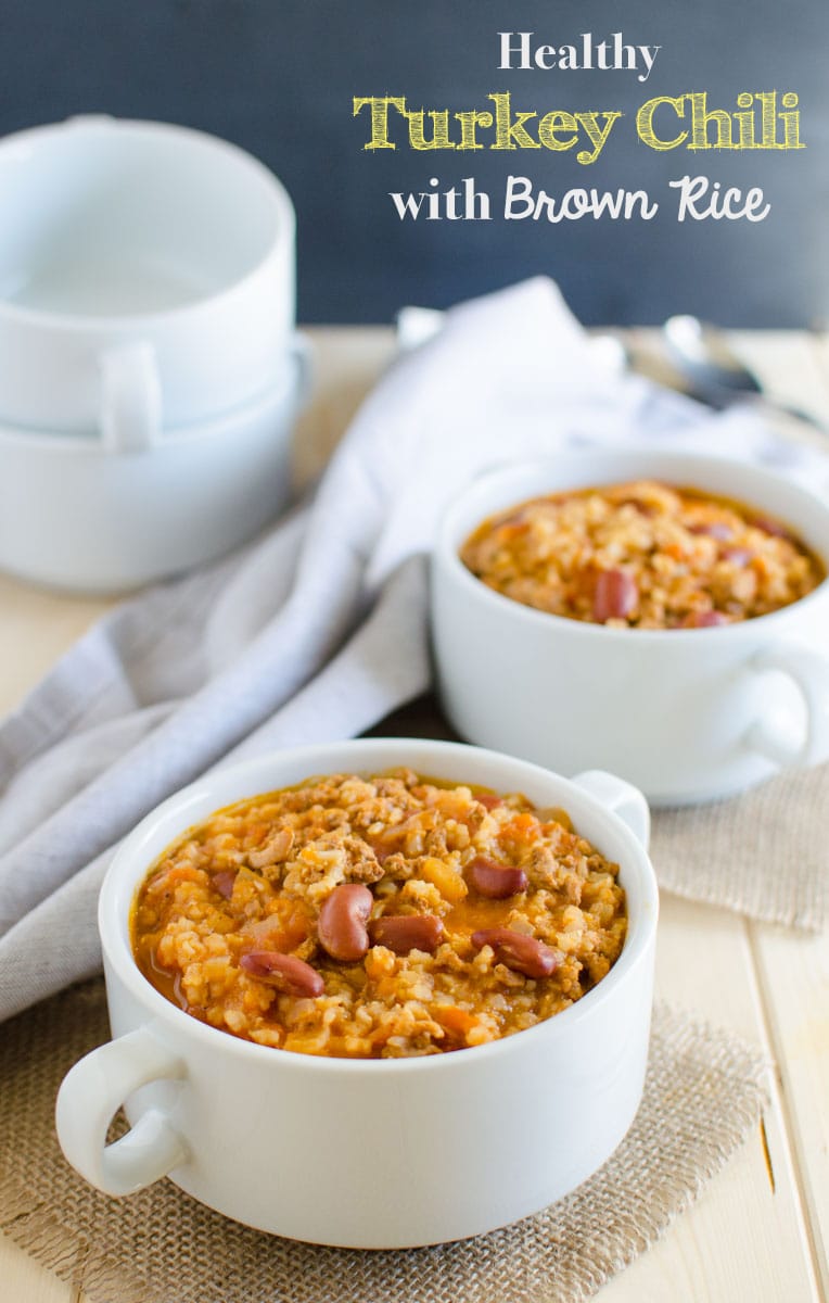 Turkey chili that is hearty, warming and comforting for any meal. So easy to prepare. Full of all healthy ingredients. A one pot meal which is great for busy weeknights