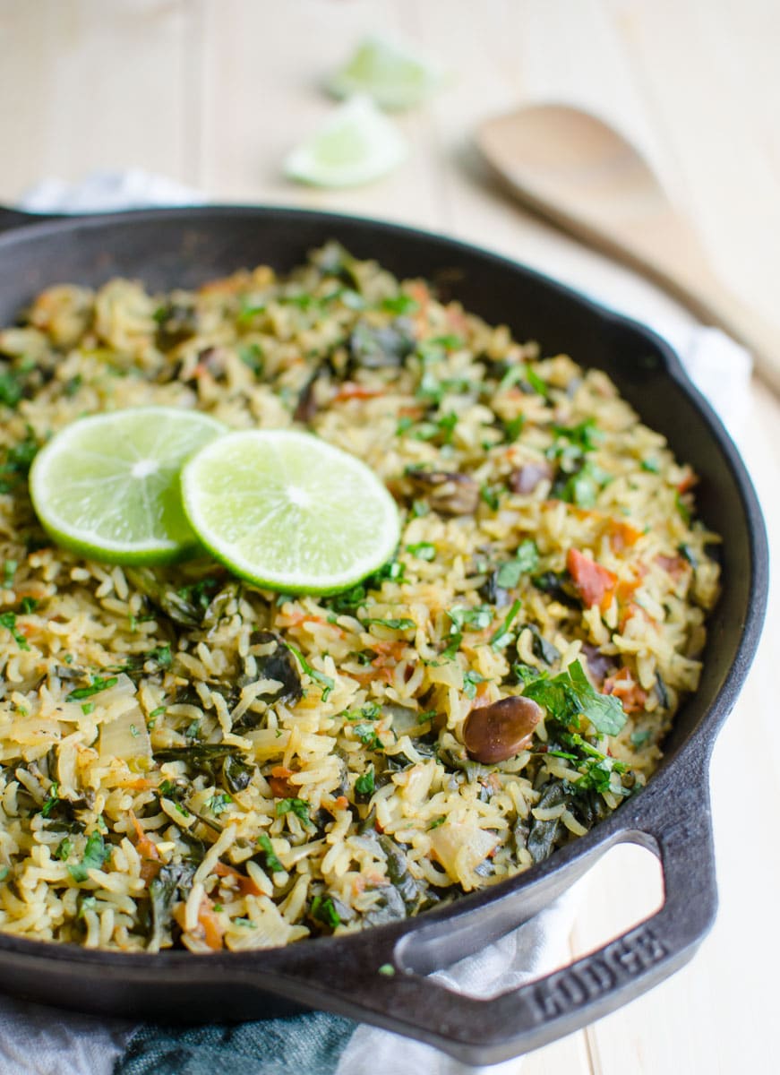 One Pot Spinach Rice