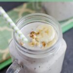 Banana bread smoothie loaded with proteins and fibers. This super quick power breakfast smoothie will help you to stay full longer