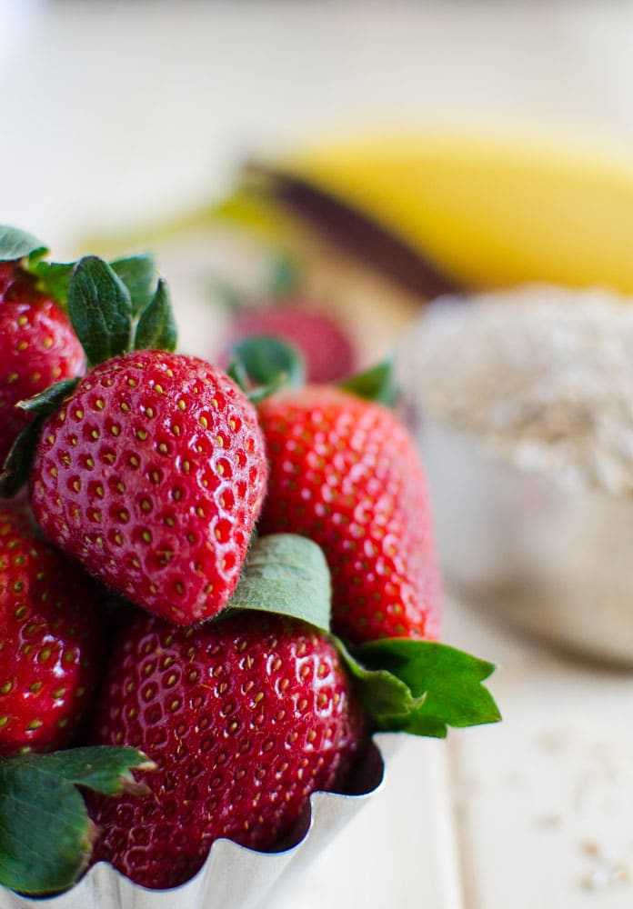 Healthy oatmeal breakfast pudding