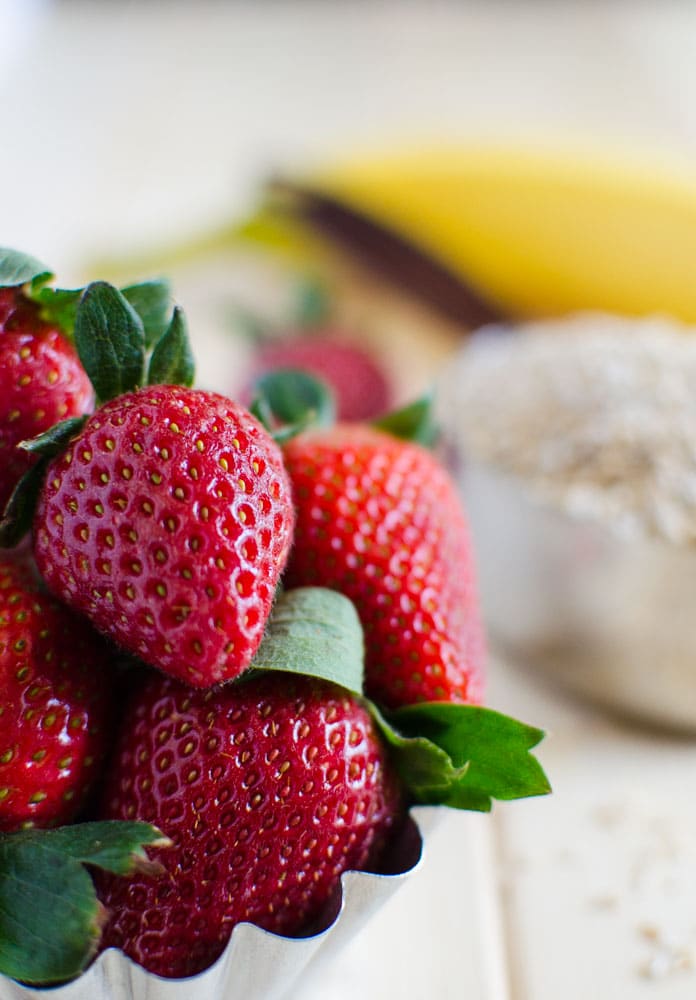 Healthy oatmeal breakfast pudding