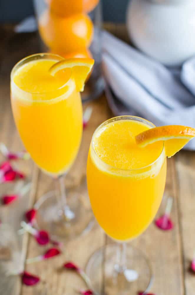 Non alcoholic the best mimosa recipe | watchwhatueat.com