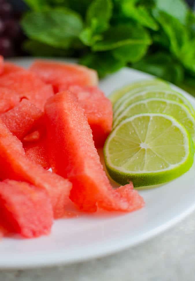 Watermelon Mojito Recipe | watchwhatueat.com
