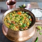 One pot easy veg biryani. Healthy and nutritious | watchwhatueat.com