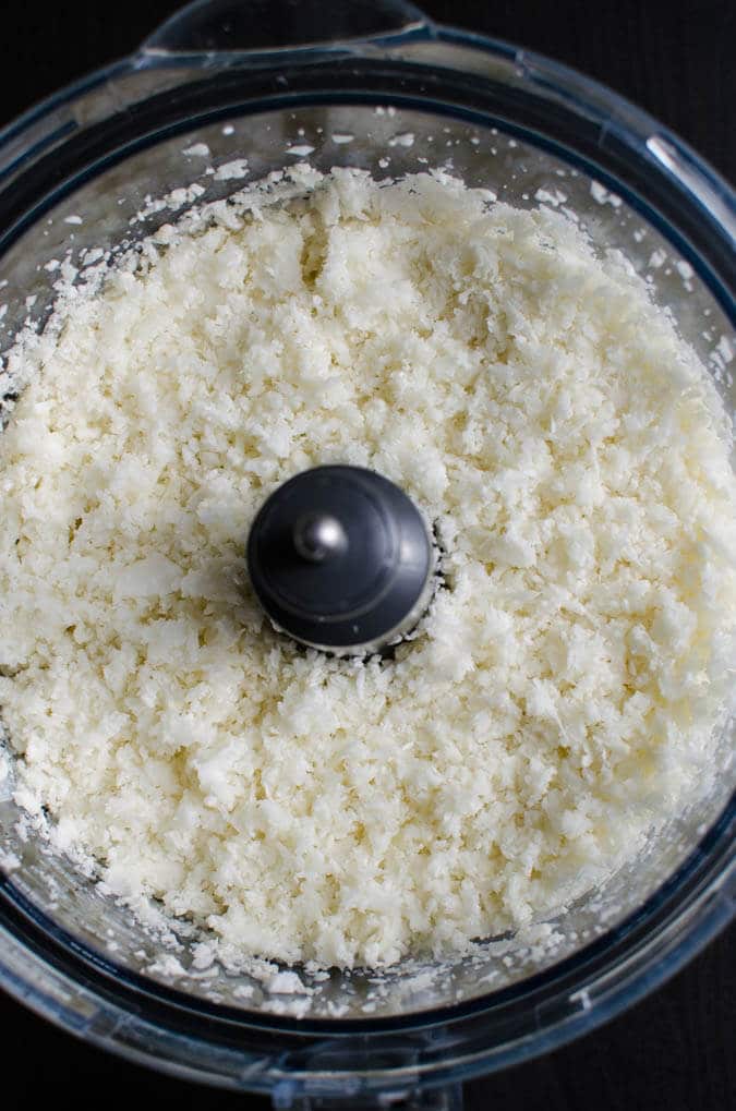 15 min healthy fried cauliflower rice.| watchwhatueat.com