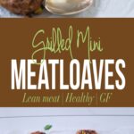 Southwest flavored grilled mini meatloaves are perfect lean meat healthy appetizers for summer parties or potlucks | turkey meatloaves, gluten free