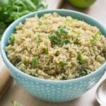 Cilantro Lime Quinoa - a perfect healthy side dish that can be served with a number of Mexican dishes | Gluten Free, Vegan