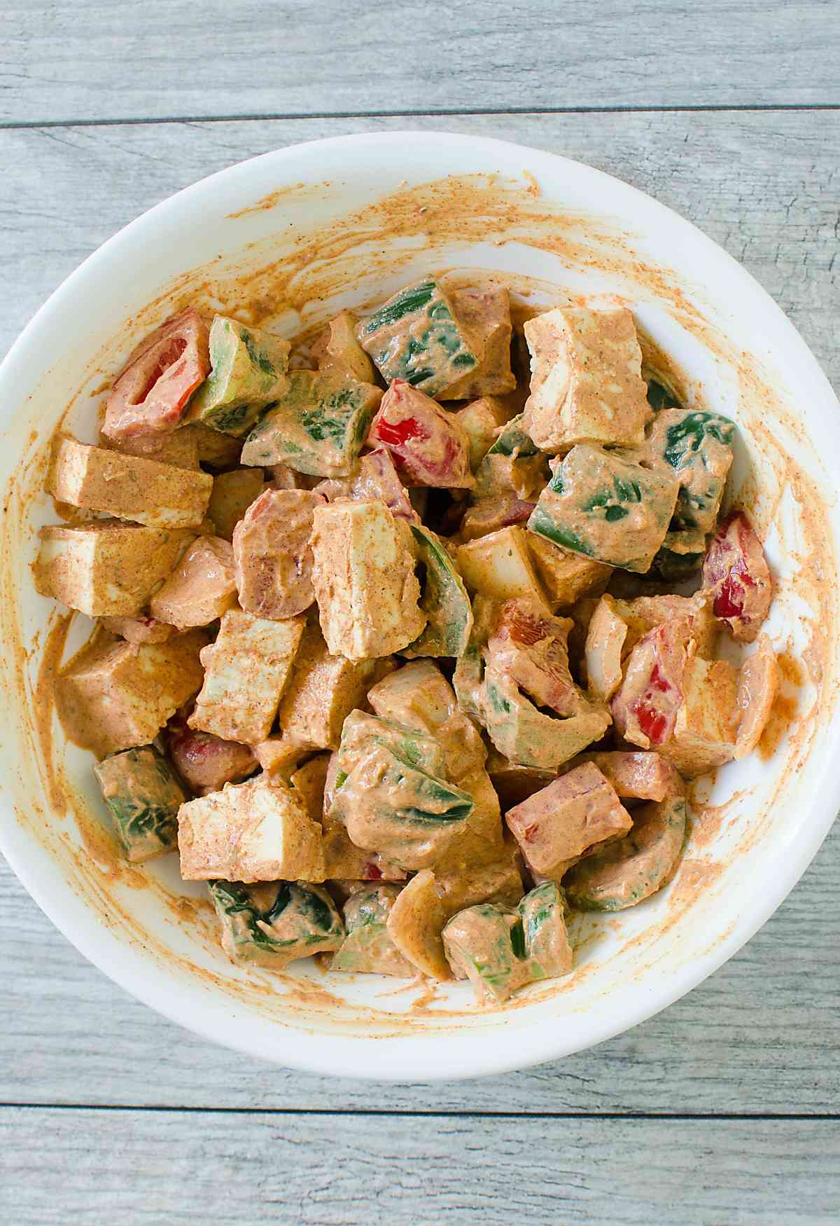 Grilled Tofu Tikka Skewers Recipe | Paneer Tikka