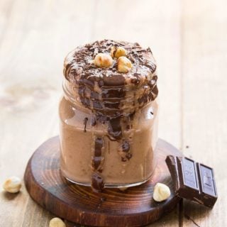 Banana Chocolate Smoothie - nutritious and a naturally sweetened breakfast drink