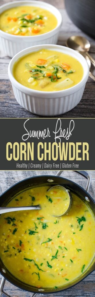 healthy summer corn chowder recipe