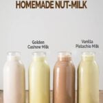 Learn to make preservative-free homemade nut milk and nut butter. Perfect to add dairy-free milk and healthy essential fats into the diet.