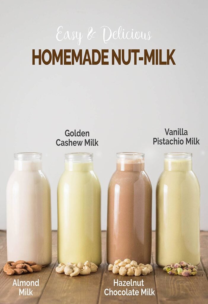 easy homemade nut milk and nut butter