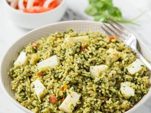 paneer rice instant pot