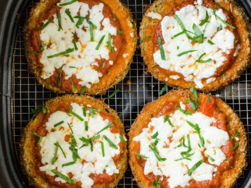 Easy Air Fryer Eggplant Parmesan