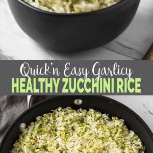Quick And Easy Healthy Garlic Zucchini Rice Recipe | Watch ...