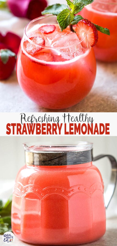 homemade fresh strawberry lemonade recipe