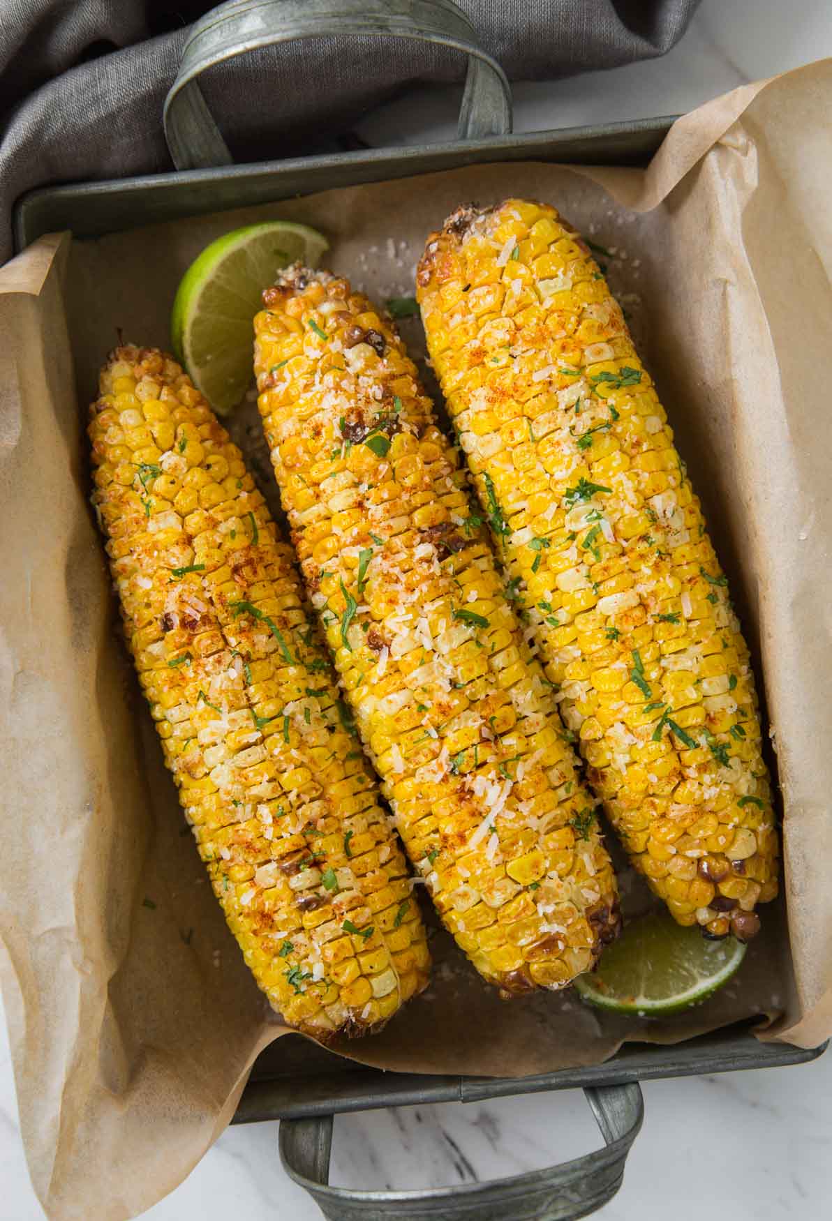 Air Fryer Corn On The Cob Get Roasted Corn In Just 15 Mins