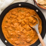 Enjoy authentic Indian flavors in this healthy restaurant-style Chicken Tikka Masala. Simple and easy tikka masala recipe for a weeknight meal or to serve at a party. And the tomato-based sauce or gravy is dairy-free that you will want to make again and again. | #watchwhatueat #chickentikka #chickentikkamasala #indiancurry #tikkamasala