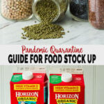 How To Stock Up Healthy Food for Quarantine During Pandemic - here are some practical tips or guide to stock up the pantry for quarantine period or coronavirus pandemic self-isolation. 