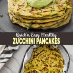 healthy zucchini pancakes