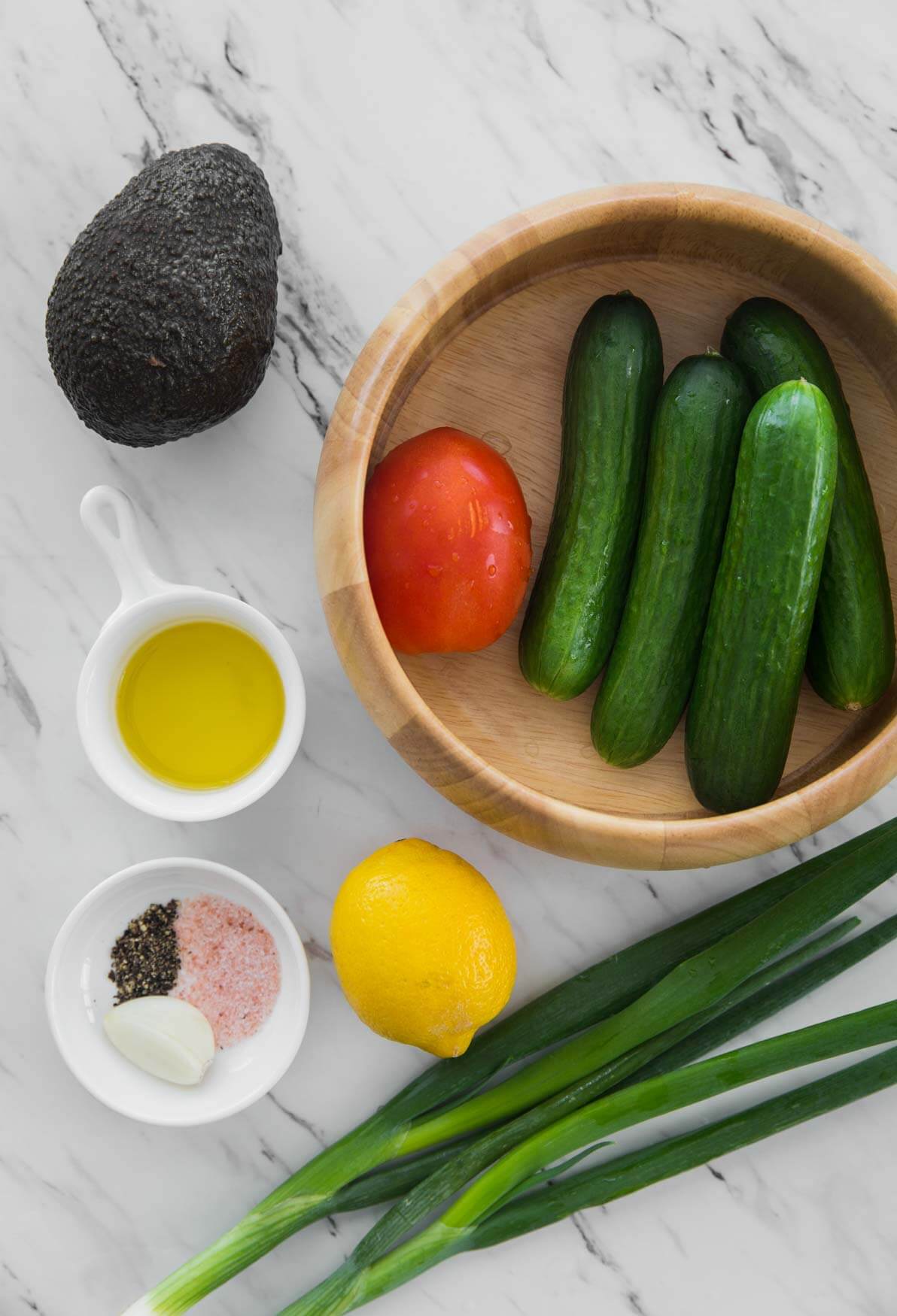 photo of individual ingredients that goes into this recipe.