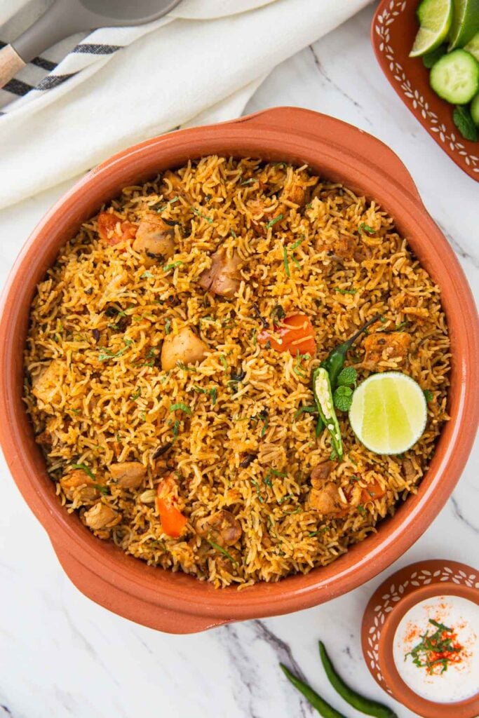 Easy Instant Pot Chicken Biryani Authentic Indian Biryani
