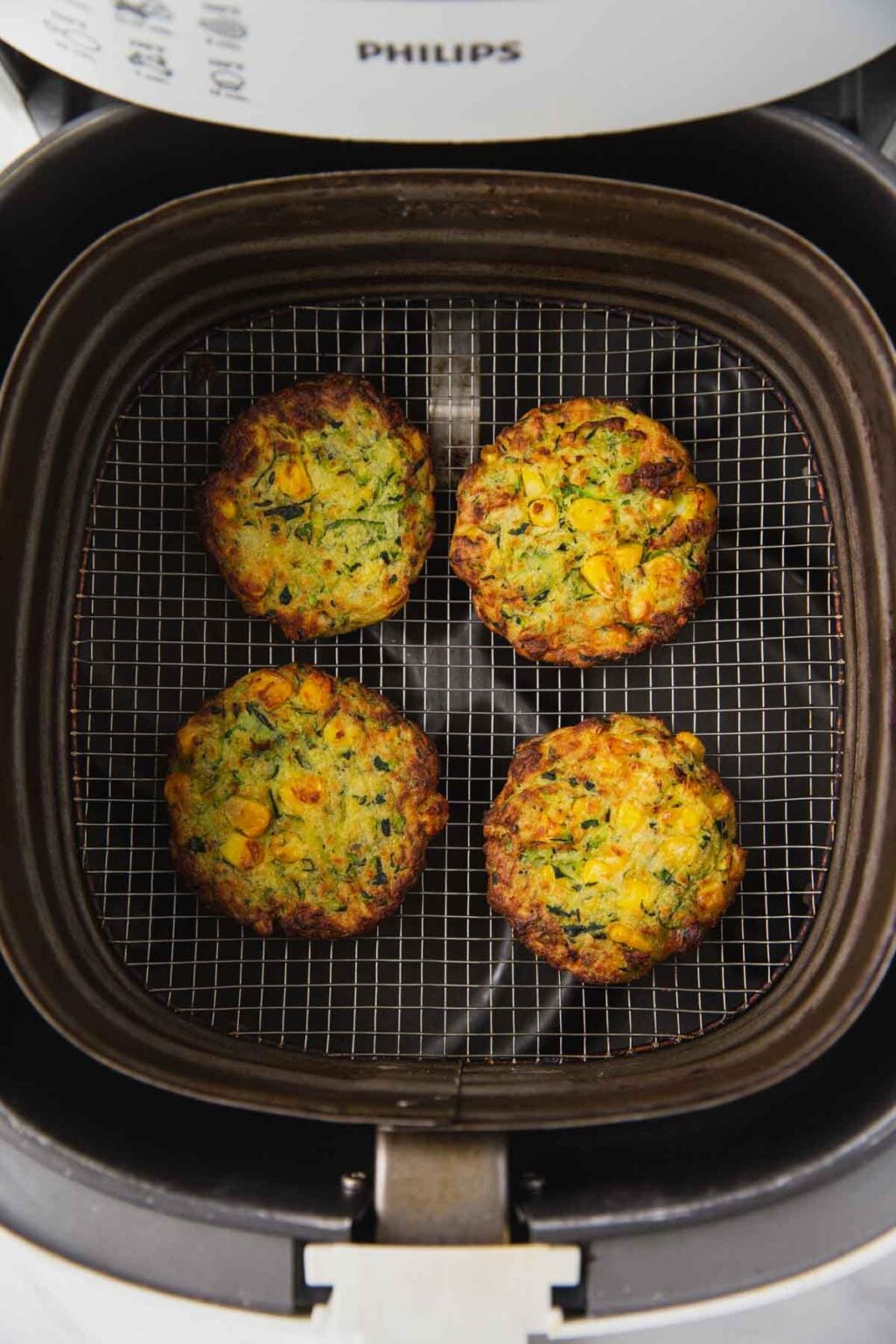 Air Fryer Zucchini Corn Fritters Watch What U Eat