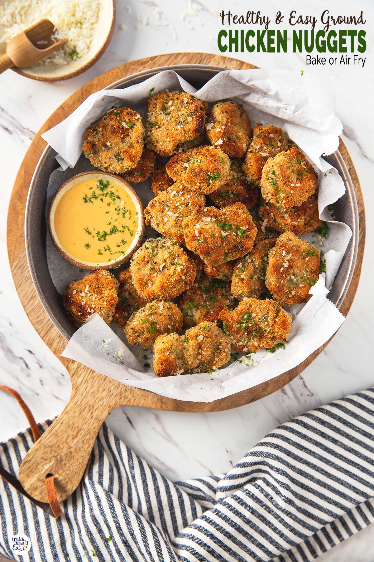 Homemade Crispy Ground Chicken Nuggets Recipe Watch What U Eat